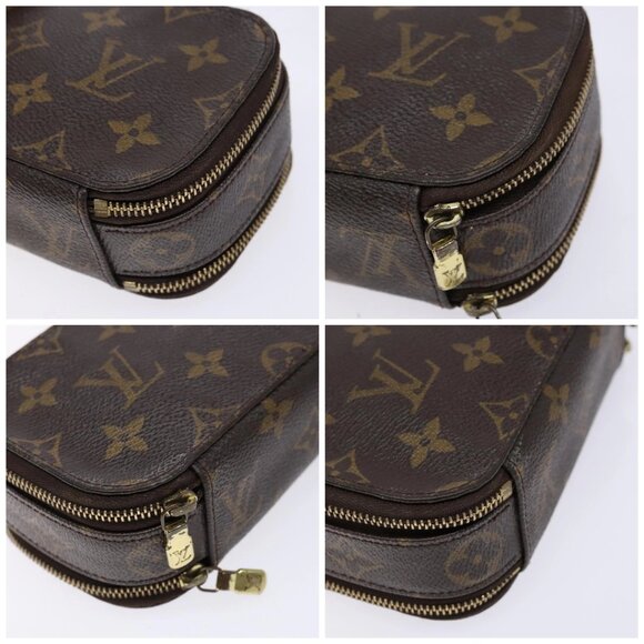 LOUIS VUITTON Monogram Trousse Brush PM Cosmetic Pouch M47510 LV Auth 141126 - Picture 16 of 16